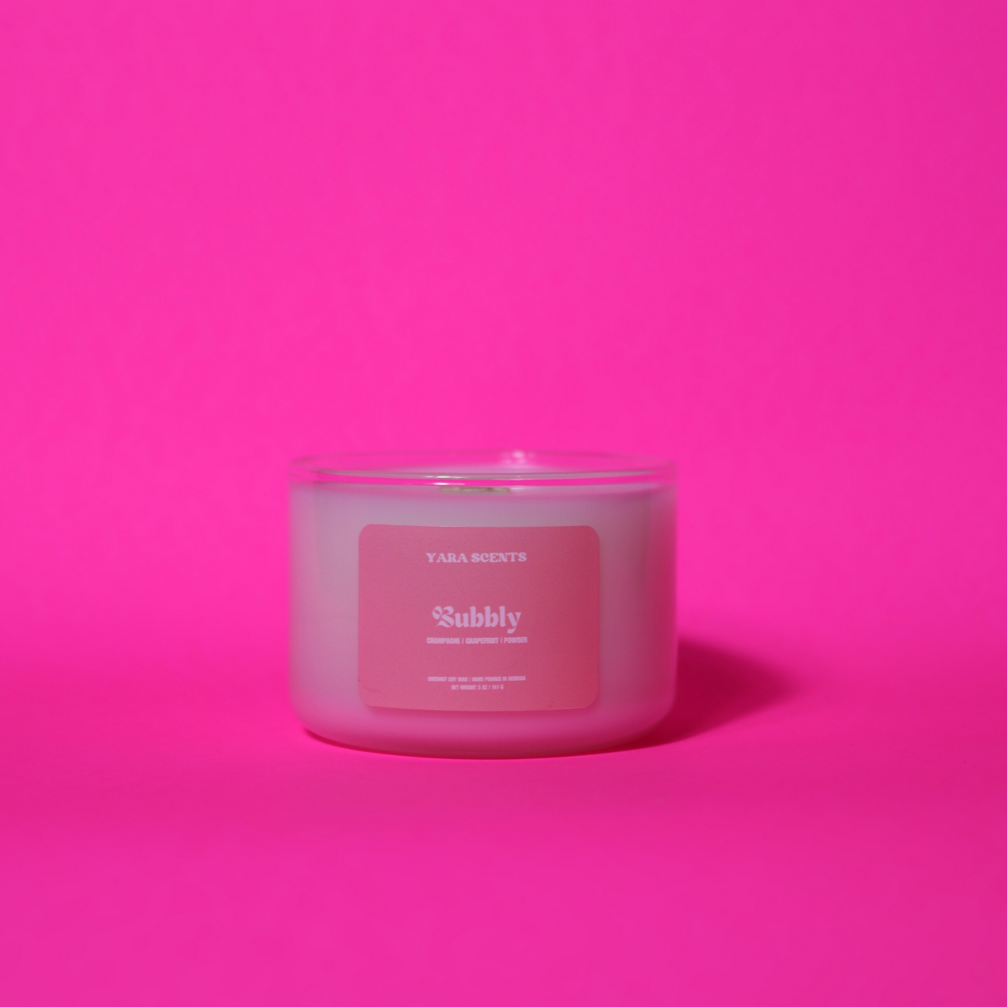 BUBBLY | 5 oz. Wood Wick Coconut Soy Candle