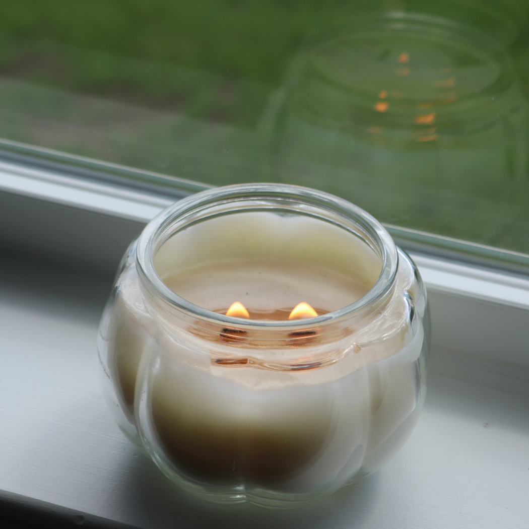 COZY | 14 oz. Pumpkin Wood Wick Coconut Soy Candle | FALL COLLECTION