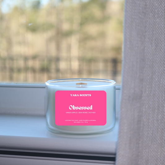 OBSESSED | 5 oz. Wood Wick Coconut Soy Candle