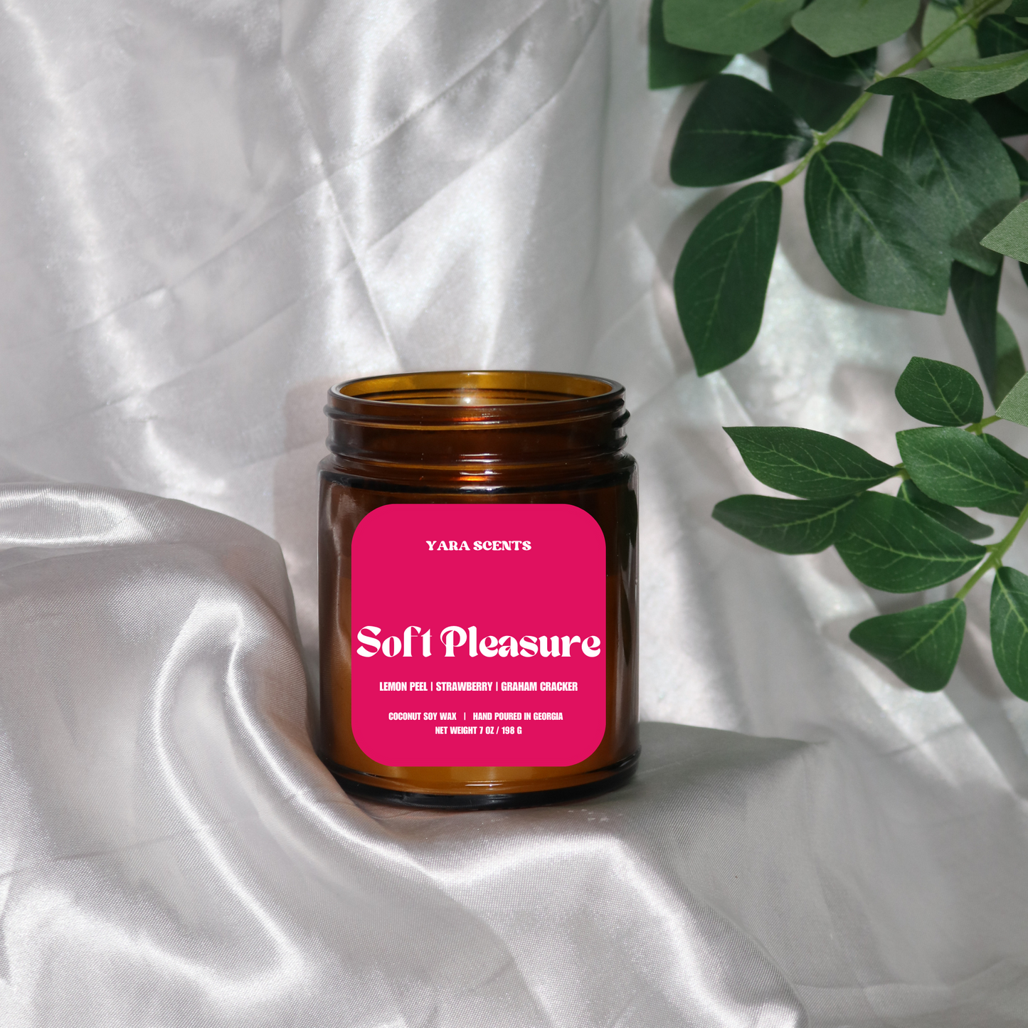 SOFT PLEASURE | 7 oz. Wood Wick Coconut Soy Candle