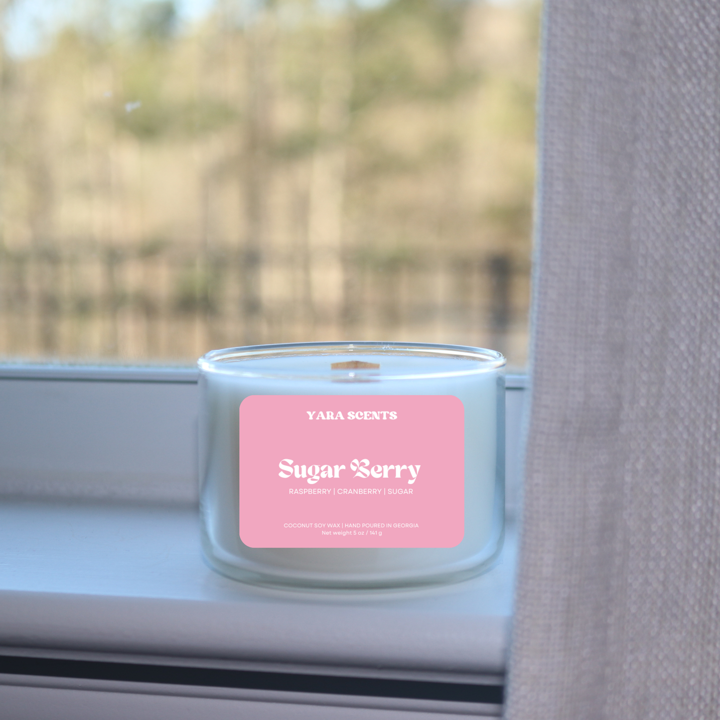 SUGAR BERRY | Wood Wick Coconut Soy Candle